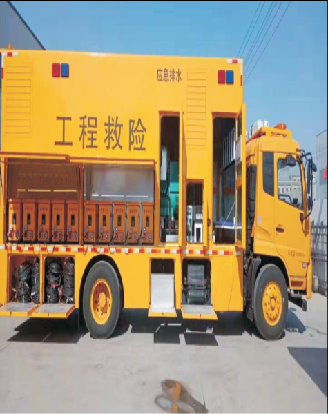 東風大流量排水泵車簡介、性能參數